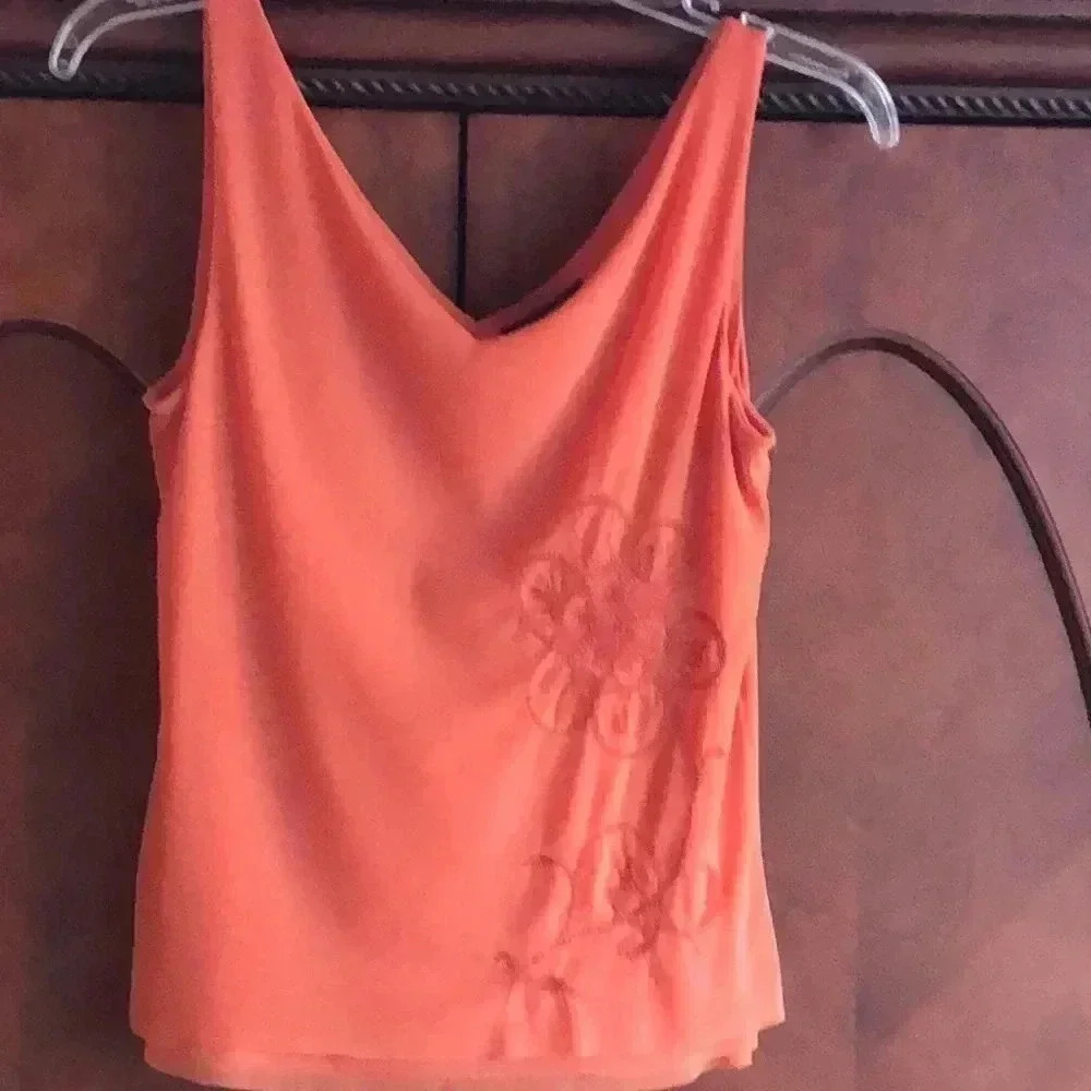 Limited orange tank top